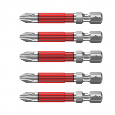 Wiha Phillips PH2 TY 49mm Bit Set 5 Pack