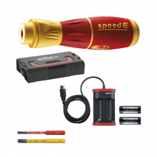 Wiha SpeedE 2.0 VDE Electric Screwdriver Set - 7 Pieces Wiha SpeedE 2.0 VDE Electric Screwdriver Set - 7 Pieces