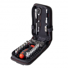 Wiha Nut Driver and 40 Piece Bit Set 1/4" Wiha Nut Driver and 40 Piece Bit Set 1/4"