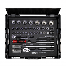 Wiha Nut Driver and 60 Piece Bit Set 1/4" and 1/2" Wiha Nut Driver and 60 Piece Bit Set 1/4" and 1/2"