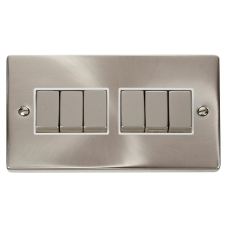 CLICK VPSC416WH PLATESWITCH 6G 2W 10A SC CLICK VPSC416WH PLATESWITCH 6G 2W 10A SC