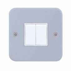 Selectric Metal Clad 2 Gang 10A 2 Way Switch Selectric Metal Clad 2 Gang 10A 2 Way Switch