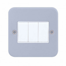 Selectric Metal Clad 3 Gang 10A 2 Way Switch Selectric Metal Clad 3 Gang 10A 2 Way Switch