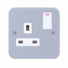 Selectric Metal Clad 1 Gang 13A SP Switched Socket Selectric Metal Clad 1 Gang 13A SP Switched Socket
