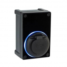 Sync EV Domestic Compact Car Charger - 7kW: Black 