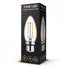 TIME LED CANDLE 2W B22 NON DIM WW TIME LED CANDLE 2W B22 NON DIM WW