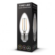 Time LED Candle 2W E27 Non Dimmable Warm White Bulb Time LED Candle 2W E27 Non Dimmable Warm White Bulb