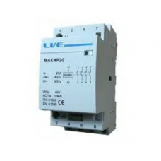 Live Electrical 4 Pole 25A AC Contactor 